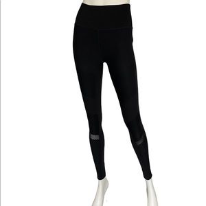ALO Yoga Black High-Waist Seamless Moto Legging Small